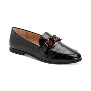 Alfani Women's Gayyle Flat Loafers Shoes, Black Size 9.5M
